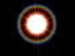 rainbow sun