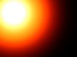 beautiful glowing sun