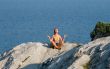 meditation above the sea