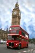 big ben and london bus