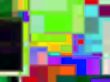 overlapping colour quads