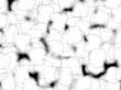 black and white ice shapes