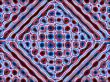 jolly red and blue diamond pattern