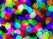 distant points of coloured light