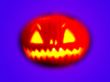 glowing halloween pumpkin