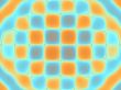blue and orange abstract