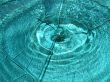 Water drop in levitation