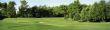 Panorama of golf club