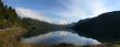Beautiful norway lake on the west of the country