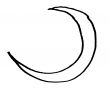Crescent moon