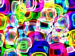 round neon worms