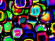 colour filled baubles