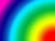 circular rainbow colours