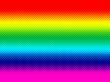 rainbow colours light through lensed glass