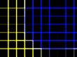 blue and yellow check