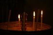Candles in a church