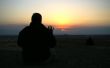 Looking to a sunset - meditation