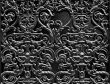 Black door decoration