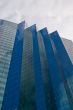Modern Skyscraper under a cloudy sky