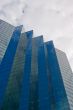 Modern Skyscraper under a cloudy sky