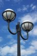 Lamps on the riverside promenade, near Brisbane CBD