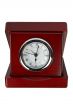 Wooden clock isolated