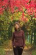 The beautiful girl in autumn park