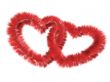 two scarlet hearts