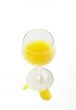 orange juice in glass
