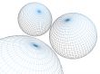 three spheres