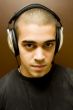 young man with headphones