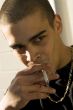 young man smoking