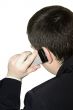 man talking on a mobile phone