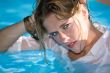 in the pool