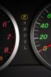 Tachometer and speedometer detail