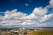 Edinburgh under a cloudy sky