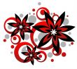 Flowers and circles