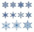 vector snowflakes