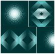 abstract halftone elements