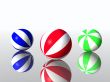varicoloured child`s balls