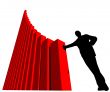 silhouette of man