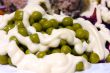 pea in a white sauce