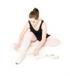 A young girl stretching