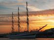 Schooner silhouette