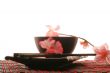 Chinese sticks, plate and cup