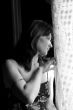 girl near window