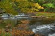 Autumn waterfall in Estonia