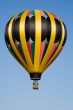 hot air balloon blue sky