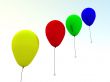 Varicoloured balloons