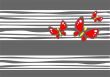 Grey strips and butterflies